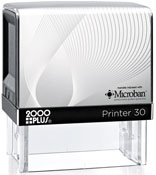Printer 30 Self-Inking Stamp-up to 3 Lines Text  3/4in x 1-7/8in 