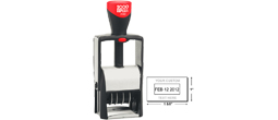 2160 - 2160 Classic Line Dater (1" x 1-5/8")Customize up to 2 Lines,Self-Inking in 1 Ink Color 