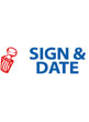 035529 - Accustamp Sign & Date- 2 Color