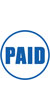 035659 - Accustamp 1 color Paid Stamp 