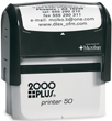 PTR50 - Printer 50  Self-Inking Stamp-Max 7 Lines 1-1/4in x 2-3/4in