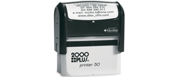 PTR50 - Printer 50  Self-Inking Stamp-Max 7 Lines 1-1/4in x 2-3/4in